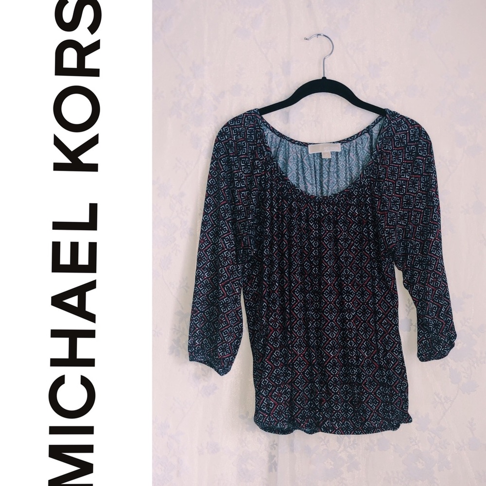 MICHAEL KORS Soft Printed Top